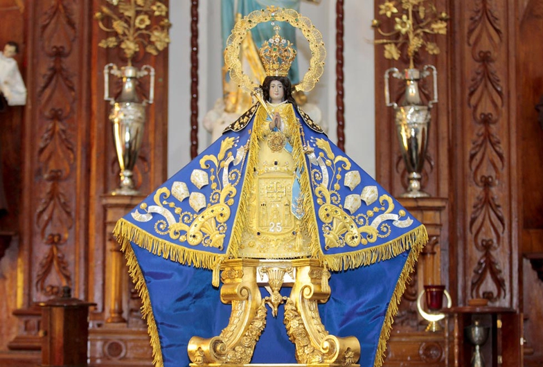 La Virgen de Nuestra Señora de Zapopan, patrona de la ciudad y Arquidiócesis de Guadalajara.